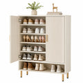 Szafka na buty MDF beżowa 80x30x120 cm